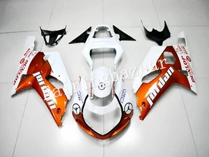 Kit de carenado por inyección ABS 2001-03 GSXR600/750 JORDAN naranja quemado blanco - Imagen 1 de 8