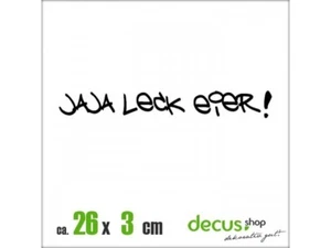 JAJA LECK EIER XL 2045 // Sticker JDM Aufkleber Frontscheibe - Picture 1 of 2