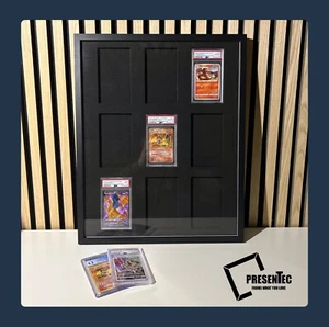 Rahmen PSA PGS CGC Pokemon Karten Case Display Sammelkarten für 9 Gradingkarten - Bild 1 von 2