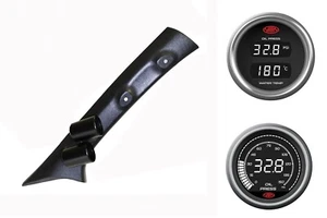 SAAS pillar pod oil/water temp oil pressure gauges for Toyota Hilux 2015-2021 - Picture 1 of 9