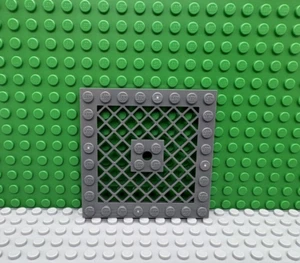 Lego 1 Dark Bluish Gray with lattice 8x8 base plate NEW - Picture 1 of 1
