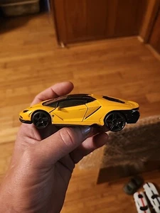 Jada Hyper-Spec 1/32nd Yellow Lamborghini Centenario Diecast Pull Back Car Loose - Picture 1 of 7