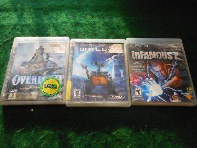 PS3 OVERLORD / Infamous / Walle 3 games Play station III 3 Lot - Изображение 1 из 4