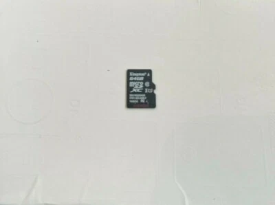 Genuine Kingston 64GB Micro SD XC Class 10 U1 - Image 1 of 2