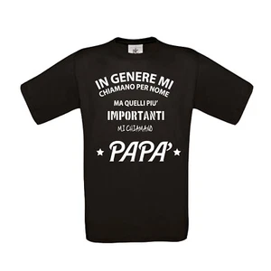 T-SHIRT idea regalo FESTA DEL PAPA' mi chiamano papa' - Imagen 1 de 2