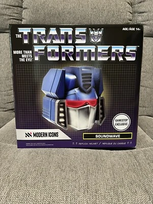 Modern Icons Transformers Soundwave Electronic Helmet NEW - Image 1 of 4