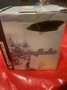 New Swissmar Snowflake 4-Piece Chocolate Fondue - Picture 1 of 4