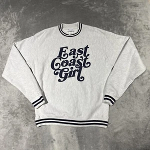Felpa girocollo Barstool Sports East Coast ragazza campione tessuto rovesciato taglia M - Foto 1 di 9