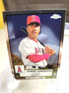 2021 Topps Chrome Platinum Anniversary #599 Garrett Anderson Anaheim Angels