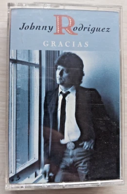 Johnny Rodriguez Gracias Cassette Tape 1988 Country Folk - Image 1 of 4