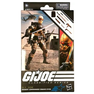 Hasbro G.I GI Joe Classified Series Desert Commando Snake Eyes 6" Action Figure - Picture 1 of 6