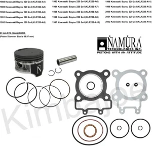 Kit de pistón Namura Kawasaki Bayou 220 KLF 220 67 mm STD (Stock) reconstruido - Imagen 1 de 1