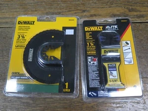2 NEW ITEMS DeWalt DWA4220 Oscillating Grout Blade 1PC 3 5/8” & DWA4250-2 1 1/4" - Picture 1 of 7