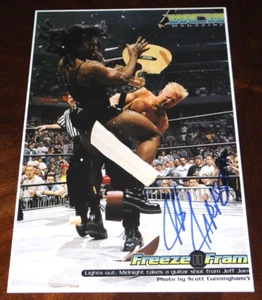 JEFF JARRETT WWE WCW TNA HOF SIGNED 12X18 PHOTO !!! - Bild 1 von 1