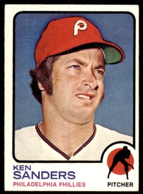 1973 TOPPS* KEN SANDERS PHILADELPHIA PHILLIES #246 - Image 1 of 2