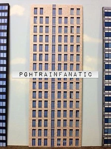 * O Scale Custom Scratch Built Commercial #2 City Building Front/Flat MTH Lionel - Bild 1 von 11