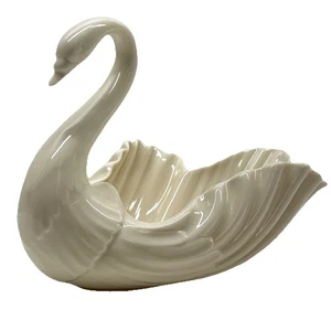 Vintage Lenox Porzellan Schwan Bonboniere Herzstück Schale Figur - groß - Bild 1 von 7