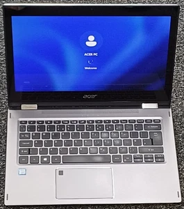 14INCHTOUCHSCREEN 2 IN1 ACER SPIN 5 SERIES MODEL-N17W2 CORE I5 8TH GEN WIN 11 - Picture 1 of 17