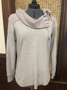 Maurices Damen Sweatshirt Altrosa Wasserfallausschnitt mit Schnürung Large - Bild 1 von 3