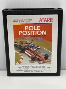 Pole Position Atari 2600 1983 Game Cartridge Manual Cleaned Tested Namco Racing - Picture 1 of 6