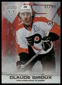 2011-12 Panini Titanium #7 Claude Giroux Spectrum Ruby #/99 - Foto 1 di 2