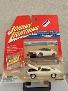 Johnny Lightning Muscle Cars USA 1970 Chevy Malibu White F54 - Picture 1 of 1