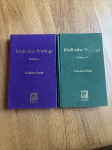 Meditative Provings Madeline Evan’s Books 1 And 2 - Picture 1 of 7