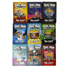 Posten von 9 Hundemann Büchern von Dav Pilkey alle Hardcover 1. Auflage Beschreibung lesen - Bild 1 von 7