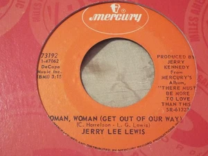 JERRY LEE LEWIS-WOMAN WOMAN-MERCURY - Picture 1 of 2