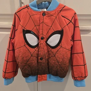 Kids Disney Marvel Spider-Man Embroidered Bomber Jacket Size 4T - Picture 1 of 3