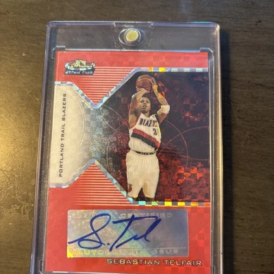 2004-05 Finest Sebastian Telfair Refractor X Fractors Red Auto RC #3/59 - Image 1 of 4