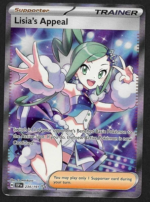 Pokemon TCG - Surging Sparks - Lisia's Appeal Full Art - 234/191 - Image 1 of 2
