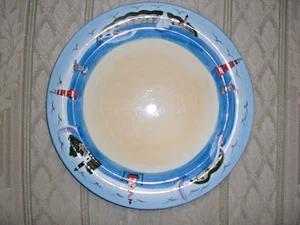 Summer Living 13" SERVIERPLATTE Strandszenen am Meer - PREISVORSCHLAG MACHEN! - Bild 1 von 9