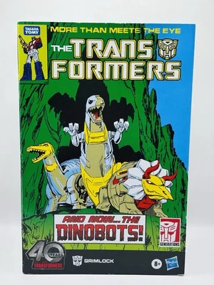 TransformersGrimlock Dinobots 40th Anniversary New Sealed Autobot Hasbro - Image 1 of 4
