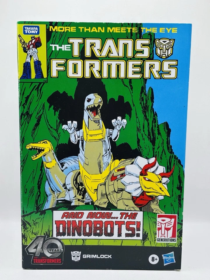 TransformersGrimlock Dinobots 40th Anniversary New Sealed Autobot Hasbro - Image 1 of 4