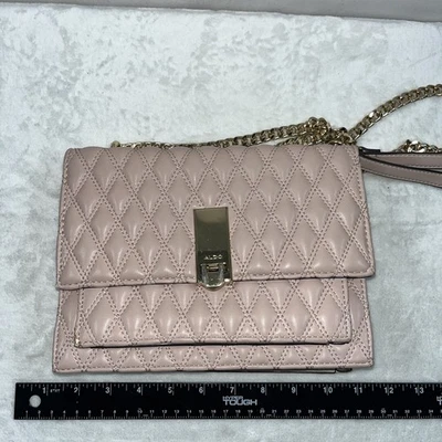 Bolso Bandolera ALDO Niralla Mujer Acolchado Imitación Cuero Cadena Correa Solapa Hombro Foto 1 de 4