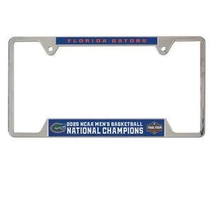 Florida Gators 2025 Final Four National Champions Chrome License Plate Frame - Picture 1 of 2