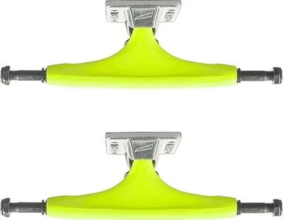 TENSOR TRUCKS Tensor Skateboard Trucks Alloys Safety Yellow/Raw 5.25 (8.0" Axle) Set