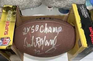 Commanders Dexter Manley #72 JSA Authentic Signed Super Grip Nfl Football - Picture 1 of 6