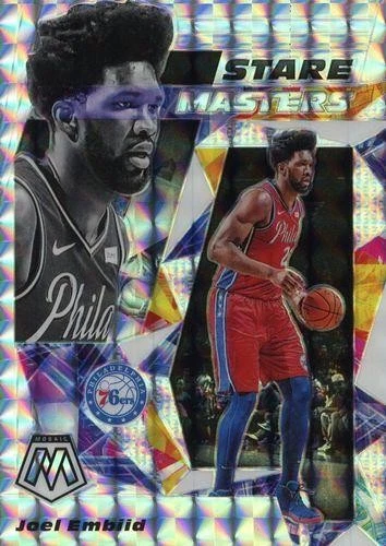 2019-20 Panini Mosaic Stare Masters Mosaic 7 Joel Embiid - Image 1 of 1