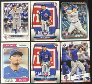 6 Card Baseball Lot Seiya Suzuki Chicago Cubs Rookie RC, Bowman, Heritage & More - Picture 1 of 6