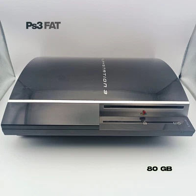 Console Sony Ps3 Fat Playstation 3 CECHL04 PAL 80 GB Completa FUNZIONANTE 100% - Immagine 1 di 4