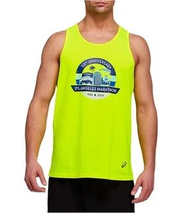 Asics Herren LA Run Singlet Tanktop, gelb, X-Large - Bild 1 von 4