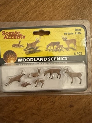 Escala Ho A1884 Ciervos Acentos Escénicos Bosques Escenarios Nuevo Foto 1 de 2