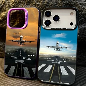 For iPhone 17 Pro Max 16 15 14 13 12 11 Aircraft Parking Area Hard Case Cover - Picture 1 of 18