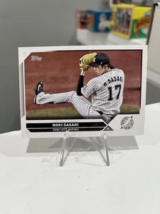 Béisbol profesional Nippon Topps NPB 2023 - Roki Sasaki #50 (RC) - Imagen 1 de 2