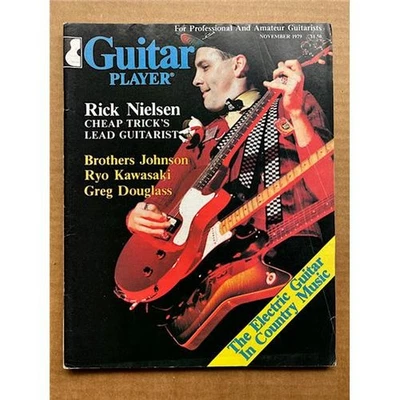 CHEAP TRICK GUITAR PLAYER MAGAZINE NOV 1979 RICK NIELSEN COVER AND FEATURE -USA - Image 1 of 2