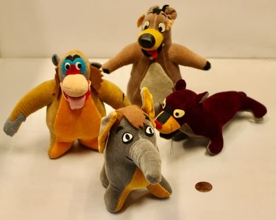 10/25.   4 personajes de Walt Disney del Libro de la Selva 1966, incluidos Baloo y Bagheera Foto 1 de 4