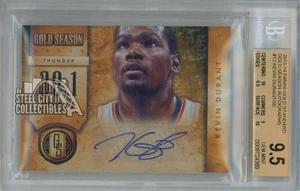 Tarjeta autógrafa Kevin Durant 2013-14 Panini Gold Standard #12 25/50 BGS 9,5 gema - Imagen 1 de 2