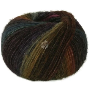 Wolle Kreativ! Lana Grossa - Bomba Fb. 9 nougat mokka brombeer schwarzblau  - Bild 1 von 1
